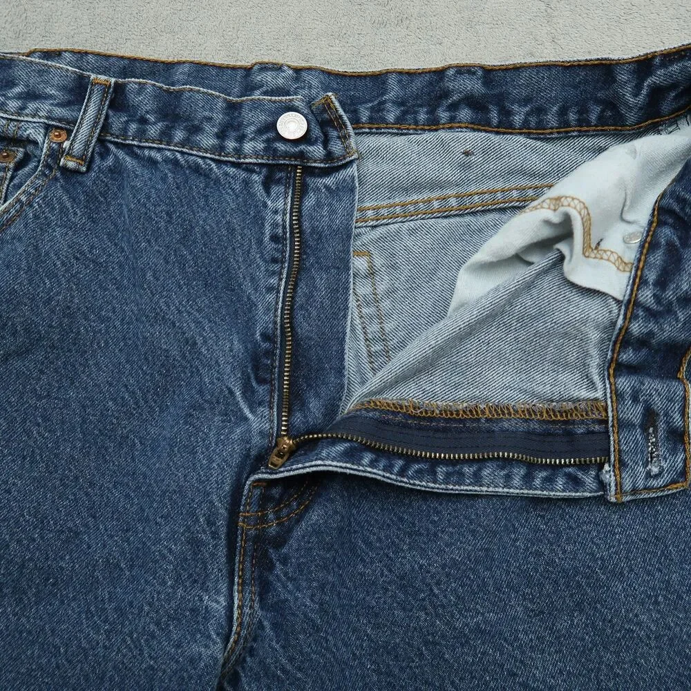 Levi's 517 Jeans Mens 38x32 Blue Regular Bootcut Rigid Denim Pants Medium Wash